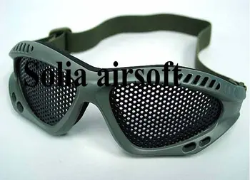 Taktik gözlük çekim metal ağları gözlük göz korumak askeri OD 3