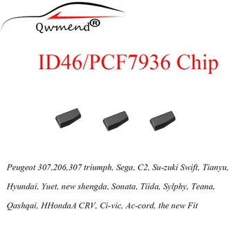 QWMEND 3 adet/grup Boş Transponder Çip PCF7936AS PCF7936 Araba Anahtarı ID46 Çip Honda nissan peugeot citroen için