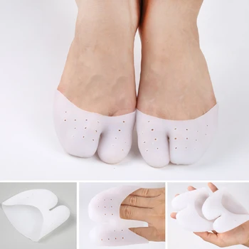 Erkekler kadınlar delik koruyucu ağrı kesici ayak sağlığı yumuşak elastik düzeltme silikon ev ayak ayırıcı