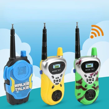 Çocuk Walkie Talkie Oyuncaklar Ebeveyn-çocuk İnteraktif Açık Oyuncaklar 2 Adet Kablosuz İletişim Elektronik Oyuncaklar Piller Olmadan 12