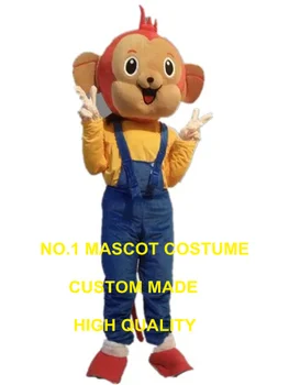 sarı maymun maskot kostümü özel çizgi film karakteri cosplay yetişkin boyutu karnaval kostüm 3137 12