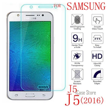 Temperli cam ekran koruyucu İÇİN Samsung Galaxy J5 SM-J500H SM-J500FN SM-J500F SM j500 J5108 SM J510F J500FN J500F durumda