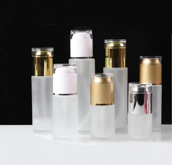 serum/losyon/emülsiyon/fondöten/anti-UV/essenc/cilt bakımı kozmetik ambalaj plastik şişe için 20ml buzlu cam şişe