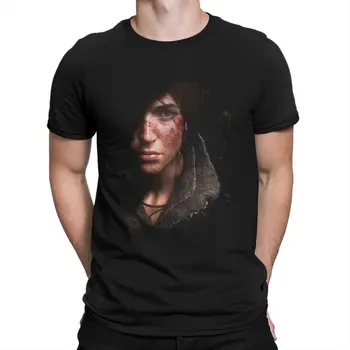 Gölge Tomb Raider Adam TShirt Lara Croft Poster Moda T Shirt Orijinal Streetwear Hipster 14