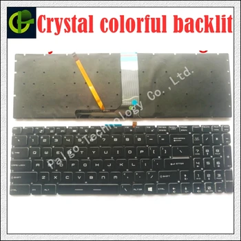 Yeni İngilizce Kristal RGB arkadan aydınlatmalı renkli Klavye için MSI GT63 GT63VR GT73EVR GX62 CR62 CR72 CX72 PE72 PE72VR PL60 PL72 WS62 ABD