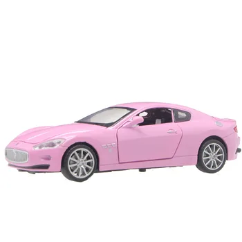1: 32 Maserati GT Simülasyon Alaşım Araba Modeli Pembe Sınırlı Sayıda çocuk Erkek Ve Kız Oyuncaklar Toplamak oyuncak figürler 16