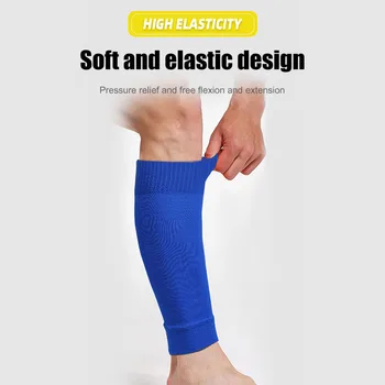 Erkek bacak ısıtıcıları Basketbol Futbol spor çorapları Yetişkin dizlik Buzağı Çorap çocuk bacak desteği Çorap Calcetines Hombre Yeni 16