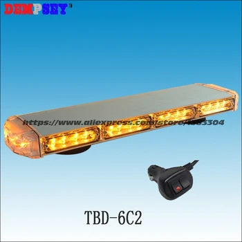 Ücretsiz kargo!Yüksek kaliteli TBD-6L2 - 4 LED mini lightbar, amber acil ışık, Araba yanıp sönen uyarı ışığı, puro ışık anahtarı 11
