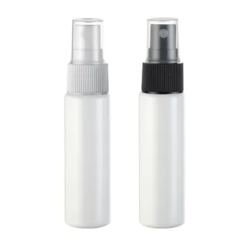 100 adet/grup 1oz 30ml Beyaz PET Plastik Sprey Şişesi Parfüm Parfüm Atomizer Seyahat Kozmetik ambalaj şişesi 19