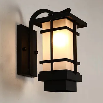 LED dış duvar lambası açık su geçirmez avlu lambası modern koridor balkon Villa duvar lambası