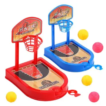 Mini Basketbol Oyunu İlginç Arcade Masaüstü Oyun Seti Mini Basketbol Oyuncak Ebeveyn-Çocuk İnteraktif Oyun Mancınık Basketbol 16