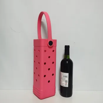 1 ADET Katı Şarap EVA saplı çanta Hediye Ambalaj Kutusu Tek şişe çantası Yağ Şişesi Taşıyıcı Paketi 2022 6