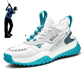 Moda erkek Golf ayakkabıları Açık Rahat Eğitim Sneakers erkek Çim Spor Golf ayakkabıları 7