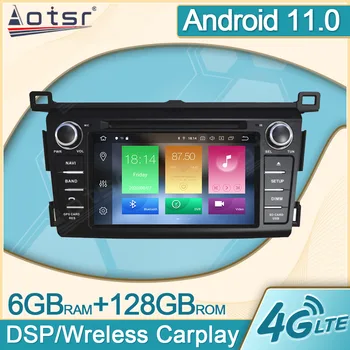 6 + 128G Android 11 Multimedya Araba Radyo Çalar Toyota İçin RAV4 2013 2014 - 2018 GPS Navi Video Carplay DVD Kafa Ünitesi DPS No 2Din 17