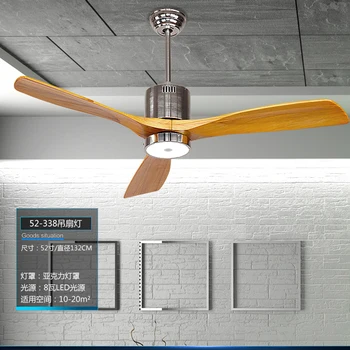 Işıklı tavan fanı fan ışık dilsiz iskandinav basit görünmez fan ışık restoran yatak odası ev Fan avize üç renkli ışık 10