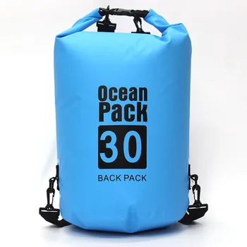 Su geçirmez yüzme kiti 500D PVC Taşınabilir Okyanus Kuru Çuval Rafting Dalış Kuru Çanta Katlanır Yüzme saklama çantası Nehir Trekking için 7