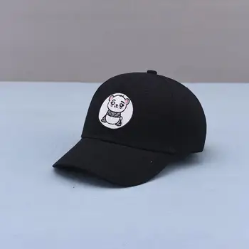 LDSLYJR yeni stil Güzel Panda Nakış pamuk Casquette Beyzbol Şapkası Ayarlanabilir Snapback Şapka çocuk erkek ve kız için 80 12