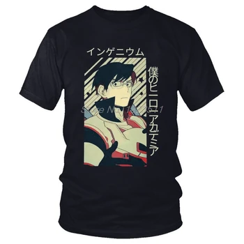 Benim Erkek Kahraman Akademi Tenya Iida T-Shirt Grafik BNHA Anime Manga Sevgilisi Gömlek Kısa Kollu hoş T Shirt Pamuk Tee Hediye Fikri 15