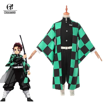 ROLECOS Anime Cosplay Kostüm Cosplay Kostüm Erkekler Kimono Üniforma Tam Set 17