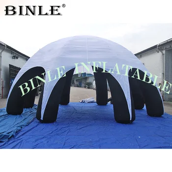 Özelleştirilmiş şişme kubbeli çadır hava üfleyici ile / havaya uçurmak oyuncak çadır olay kubbe çadır parti iglo çadır güneş barınak satılık 8