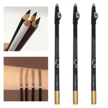 Berber Kalemleri (3'lü Paket): Kenar, Sakal ve Saç Kalemleri, Şekillendirme Kalemleri için Sakal Kılavuzu İzleme Kalemleri