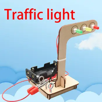 Simülasyon Trafik ışığı Yol İşareti Eğitim eğitici oyuncak Eğitmek Bilim Bilgi Öğrenmek Erkek Kız Çocuklar için Devre Prensibi 19