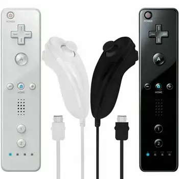 Kablosuz Uzaktan Gamepad Denetleyicisi İçin Nintendo Wii Nunchuck Nintendo Wii Uzaktan Kumanda Joystick Joypad İsteğe Bağlı Hareket Artı 17