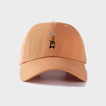 Beyzbol şapkası Kız kadın Nakış Karikatür Yaz Nefes Örgü Şapka Pamuk Açık Güneşlik Şapka Erkek 12