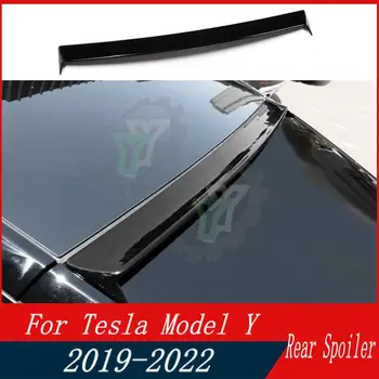 19 20 21 22 Yüksek Kaliteli ABS Plastik arka çatı spoileri Bagaj Kanat Dudak bot kılıfı Tesla Modeli Y 2019 2020 2021 2022 12