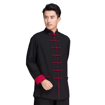 Kalın Tai Chi Giysileri Wushu Giyim Kış Sonbahar Kung Fu Elbise Dövüş sanatı Üniforma 2022 Yeni Stil Polyester Ve Keten Erkekler Kadınlar 10