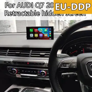 Geri çekilebilir Gizli Ekran Audi Q7 2016 2017 2018 2019 2020 Android Araba Radyo Multimedya Oynatıcı Stereo Autoradio GPS Nav