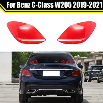 Benz C Sınıfı için W205 2019 2020 2021 Arka Arka Lambası Kabuk fren lambaları Kabuk Değiştirme Otomatik Arka Kabuk Kapak Maskesi Abajur 4