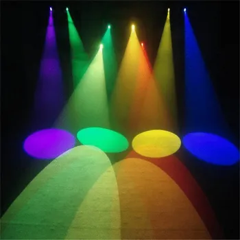 5W Tek Renkli Ayna Topu huzmeli far Disko Fasulye LED Pinspot Spot Etkisi Sahne Işığı Noel Düğün Parti İçin DJ KTV Bar