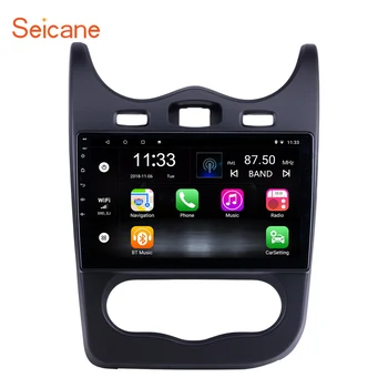 Seicane 10.1 inç Android 12 2 + 32G Araba Radyo GPS Navigasyon İçin 2014 Renault Sandero 2 din Video Oynatıcı 2din 2.5 D IPS Ekran 17