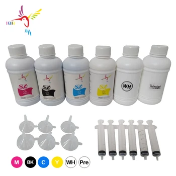 1000ML / Şişe DTG Tekstil Pigment Mürekkebi İçin Uyumlu Epson SureColor F2150 F2160 Yazıcı 6 Renk İsteğe Bağlı Yüksek Kaliteli