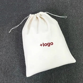 100 ADET Yıkanmış Kadife hediye kesesi Yumuşak büzgülü pamuklu çanta İplik Yeniden Kullanılabilir Poşet takı ambalajı Kozmetik Cep Baskı Logosu