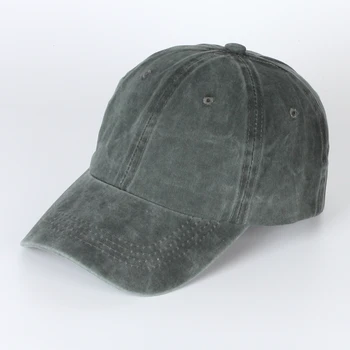 Yüksek Kaliteli Açık 100 % yıkanmış pamuk Vintage Erkek Baba spor şapkaları Düz Renk bayan spor beyzbol şapkası 18