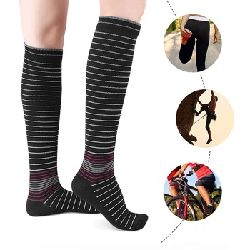 1 Çift Spor Çorap Streç Pinstripe Çorap Hızlı ayak Bileği Koruma Hızlı kurutma Çorap Spor Aksesuarları Nefes  2