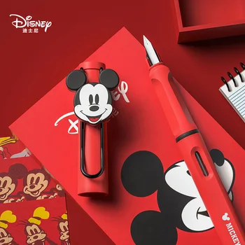 Disney Anime Mickey Dondurulmuş Mürekkep Kalem Seti 0.38 mm Ucu Siyah Öğrenci Okul Kırtasiye Malzemeleri Mürekkep Hazretleri Hediye Ofis Kırtasiye 9