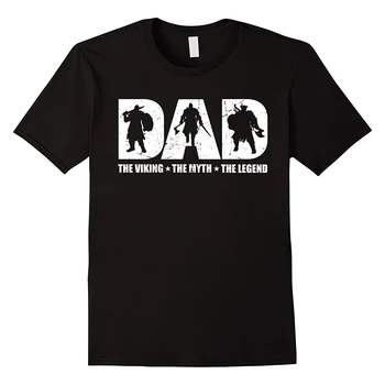 Baba Viking Efsane Efsane babalar Günü Hediyesi T Shirt. Yeni %100 % Pamuk Kısa Kollu O-Boyun T-shirt Rahat Erkek Üst 18