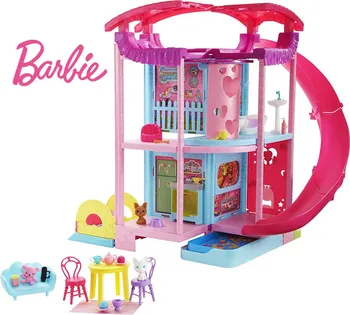 Barbie Chelsea Oyun Evi Dönüştürme Dollhouse Slayt Havuzu Top Çukur Pet Yavru Yavru Asansör Aksesuarları Hediye Çocuk Oyuncakları 12