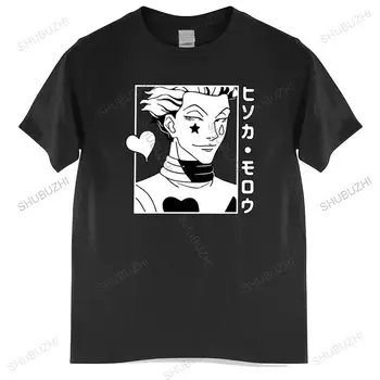 yazlık t-shirt shubuzhi marka t shirt Yenilik Hunter X Hunter T Gömlek Erkekler japon animesi Manga Gömlek Hisoka Morow 6