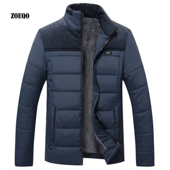 ZOEQO yeni kışlık ceketler erkek Sıcak Erkek Mont Moda Pamuk Kalın Erkek Parkas Casual Erkek Casaco Masculino M-4XL 12