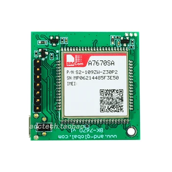SIMCom A7670SA 4G LTE CAT 1 modülü Geliştirme Çekirdek Kurulu TTL Test GPRS / EDGE İle GPS GSM A7670 16