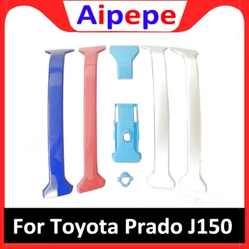 Toyota Land Cruiser Prado için J150 2014 2015 2016 ABS Krom Dış Ön Merkezi Yarış ızgara ızgara kapağı Trimler Araba Styling 15