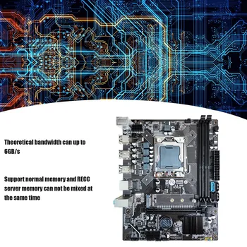 HOT-X79 masaüstü bilgisayar Anakart Seti + E5 2420 CPU + 2X4G DDR3 RAM M. 2 NVME LGA1356 DDR3 Bellek Yuvası SATA3. 0 Oyun Anakart 10