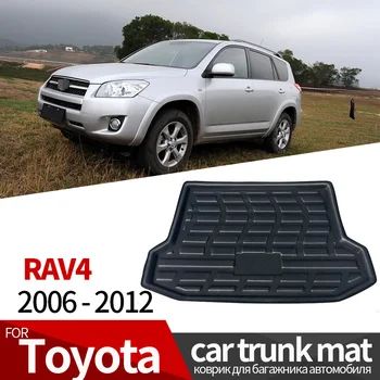 Gövde Mat Toyota RAV4 2006-2012 Arka Boot Araba Astar Zemin Tepsisi Bagaj Kapağı Koruyucu EVA Kauçuk Aksesuarları