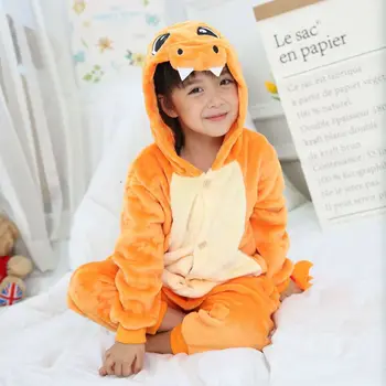 Kigurumis Hayvanlar Yangın Ejderha Dinozor Çocuklar Anime Cosplay Kostüm Okul Parti Öğrenci Oyun Oynamak Onesies Performans Pijama 15