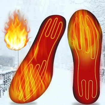 USB ısıtmalı ayakkabı tabanlık ayak sıcak çorap ped Mat elektrikli ısıtma tabanlık yıkanabilir sıcak termal tabanlık Unisex WJ014 tabanlık 18
