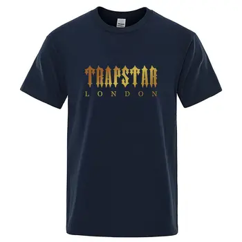 Trapstar Londra Tees erkek Baskılı Yuvarlak Boyun Kısa Kollu Tüm Maç T-shirt S-4XL 6